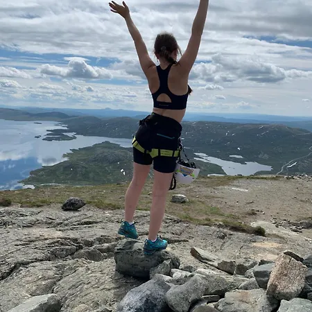 Panorama 4 C And Out With Views Of Slettefjell Lejlighed *